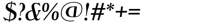 Nevada TS-Regular Obl Font OTHER CHARS