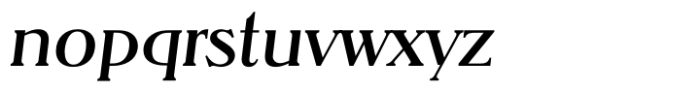 Nevada TS-Regular Obl Font LOWERCASE