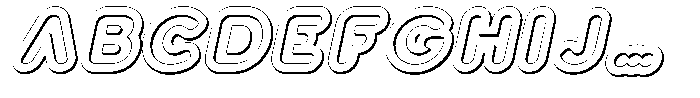 Nevaeh Engrave Italic Font UPPERCASE