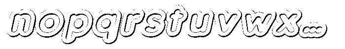 Nevaeh Engrave Italic Font LOWERCASE