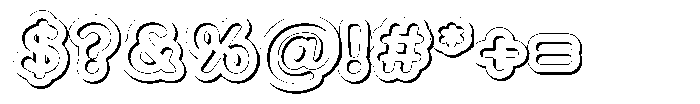 Nevaeh Engrave Regular Font OTHER CHARS