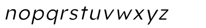 Nevaeh Light Italic Font LOWERCASE