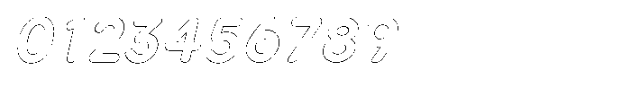 Nevaeh Outline Bold Italic Font OTHER CHARS