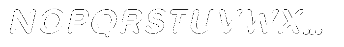 Nevaeh Outline Bold Italic Font UPPERCASE