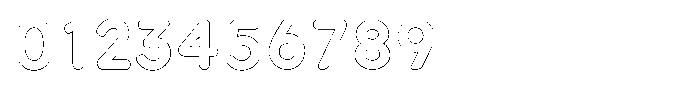 Nevaeh Outline Bold Font OTHER CHARS