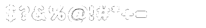 Nevaeh Outline Extra Bold Font OTHER CHARS