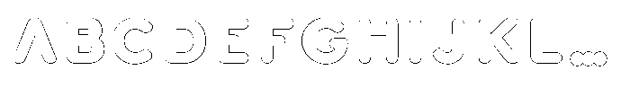 Nevaeh Outline Extra Bold Font UPPERCASE