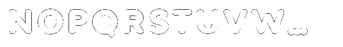Nevaeh Outline Extra Bold Font UPPERCASE