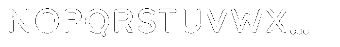 Nevaeh Outline Regular Font UPPERCASE