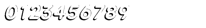 Nevaeh Shadow Bold Italic Font OTHER CHARS