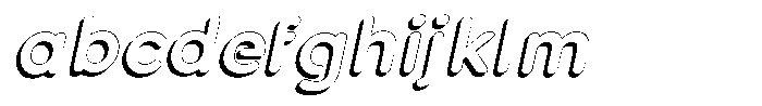 Nevaeh Shadow Bold Italic FONT