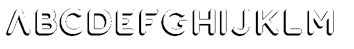 Nevaeh Shadow Bold Font UPPERCASE