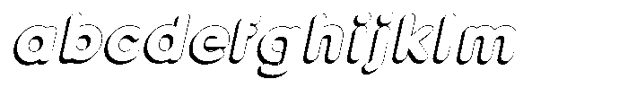Nevaeh Shadow Extra Bold Italic FONT