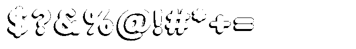 Nevaeh Shadow Extra Bold Font OTHER CHARS