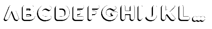 Nevaeh Shadow Extra Bold Font UPPERCASE