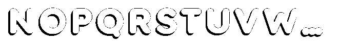 Nevaeh Shadow Extra Bold Font UPPERCASE