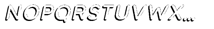Nevaeh Shadow Italic Font UPPERCASE