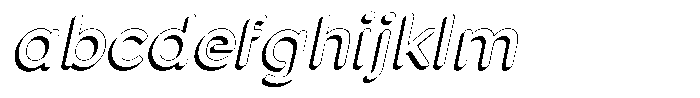 Nevaeh Shadow Italic FONT
