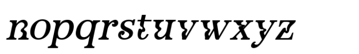 Nevalisa Bold Italic Font LOWERCASE