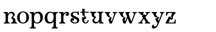 Nevalisa Bold Font LOWERCASE