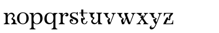 Nevalisa Regular Font LOWERCASE
