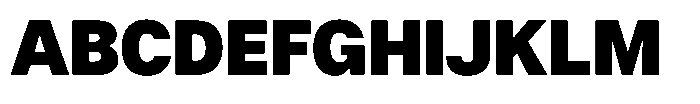 Nevanta Black Font UPPERCASE