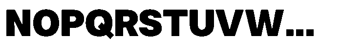 Nevanta Black Font UPPERCASE