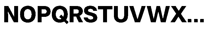 Nevanta Bold Font UPPERCASE