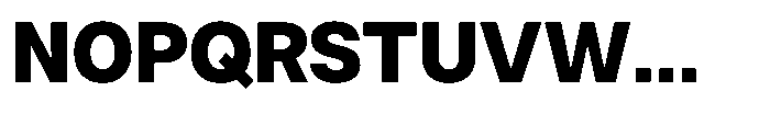 Nevanta Extra Bold Font UPPERCASE