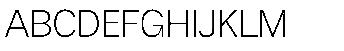 Nevanta Extra Light Font UPPERCASE