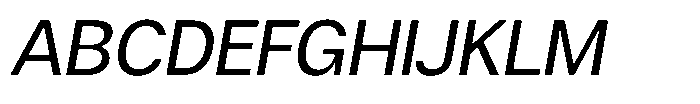 Nevanta Oblique Font UPPERCASE