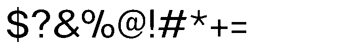 Nevanta Regular Font OTHER CHARS