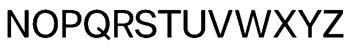 Nevanta Regular Font UPPERCASE
