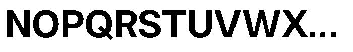 Nevanta Semi Bold Font UPPERCASE