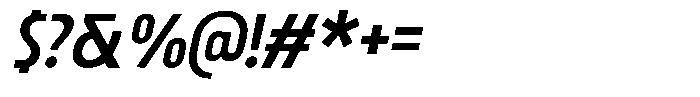 Nevanty Italic Font OTHER CHARS