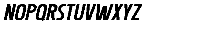 Nevanty Italic Font UPPERCASE