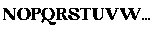 Never Aurora Regular Font UPPERCASE