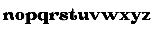 Never Aurora Regular Font LOWERCASE