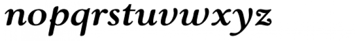 Nevia BT Pro Bold Italic Font LOWERCASE