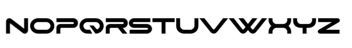 Nevias Tech Black Font UPPERCASE