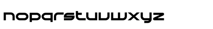 Nevias Tech Black Font LOWERCASE