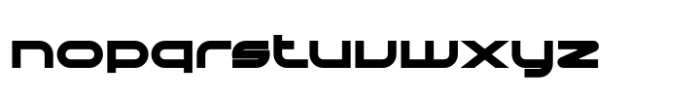 Nevias Tech Extra Bold Font LOWERCASE