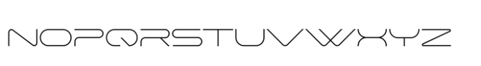 Nevias Tech Light Font UPPERCASE