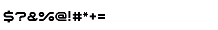 Nevias Tech Regular Font OTHER CHARS