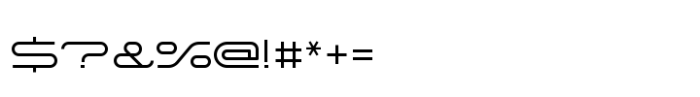 Nevias Tech Variable Font OTHER CHARS
