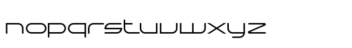 Nevias Tech Variable Font LOWERCASE