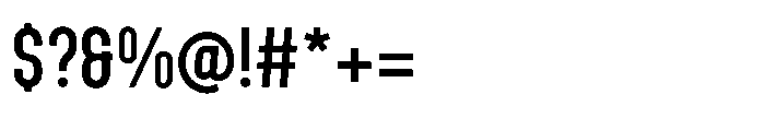 Nevis Ridge Regular Font OTHER CHARS