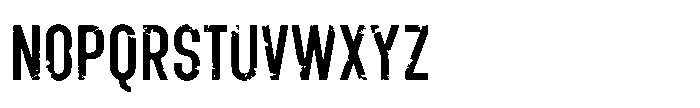 Nevis Ridge Rough Regular Font UPPERCASE