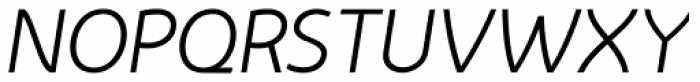 Nevo Regular Italic Font UPPERCASE