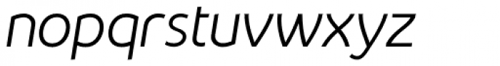 Nevo Regular Italic Font LOWERCASE